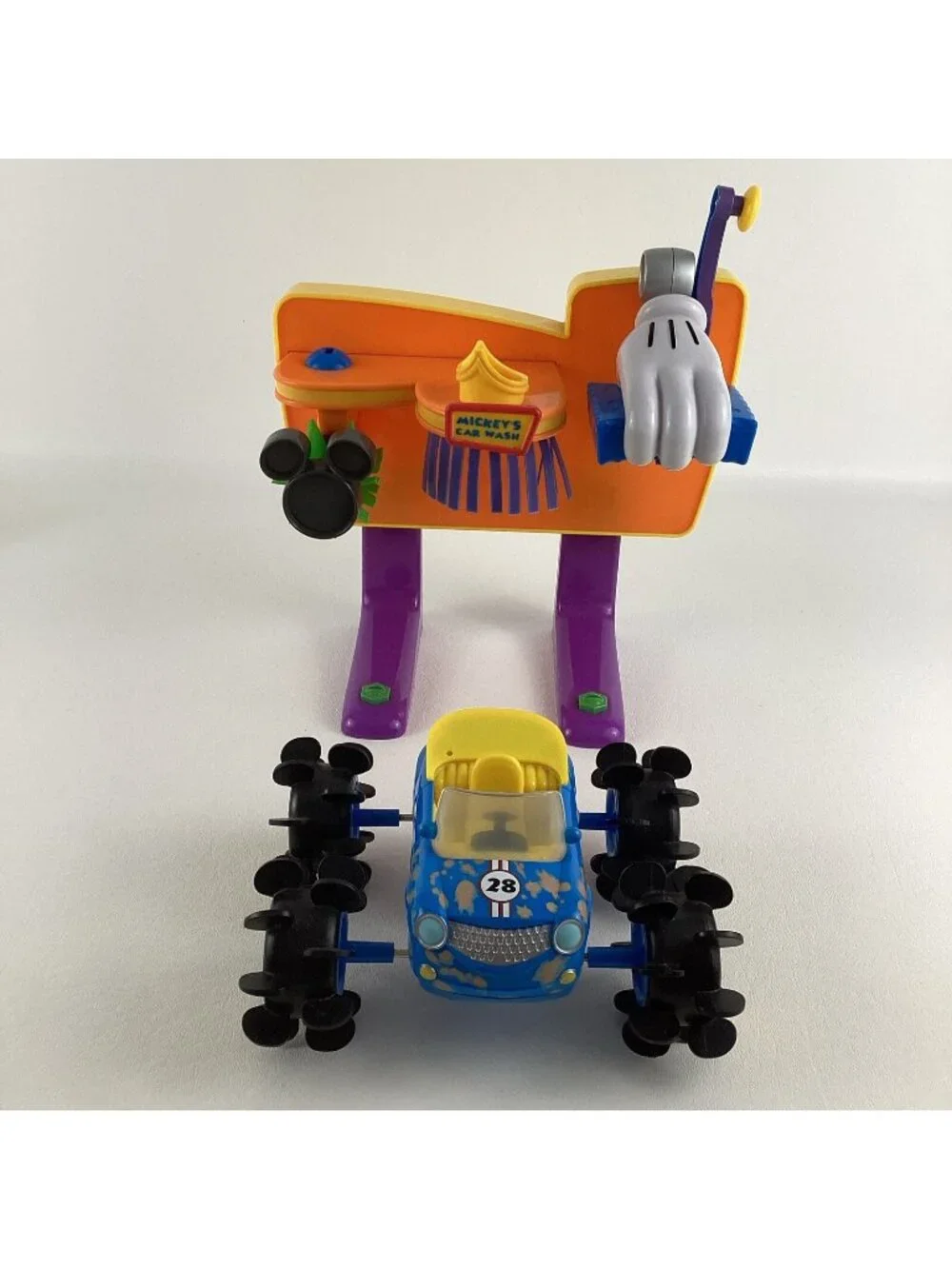 Disney Store Mickey Mouse Clubhouse Car Wash Color Change Water Playset Vehicle